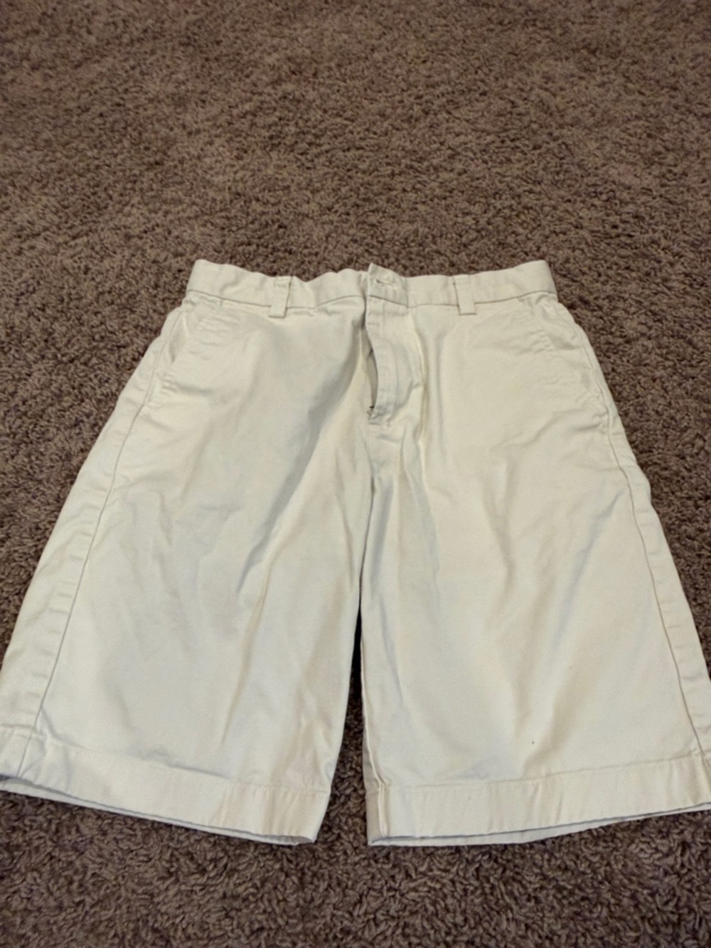 Vineyard Vines Boys' Cream Chino Shorts